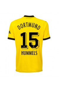 Fotbalové Dres Borussia Dortmund Mats Hummels #15 Dámské Domácí Oblečení 2023-24 Krátký Rukáv